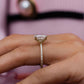 3.60 Cushion Cut Moissanite Engagement Ring