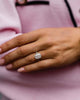 3.60 Cushion Cut Moissanite Engagement Ring