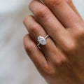 2.90 Ct Oval Moissanite Engagement Ring