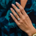 2.40 Ct Cushion Cut Moissanite Ring