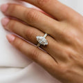 5 Ct Marquise Cut Moissanite Ring