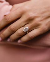 Bezel Set 4.70 Ct Oval Cut Moissanite Engagement Ring