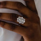 3.55 Ct Radiant Cut Moissanite Ring