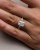 3 Ct Radiant Cut Moissanite Engagement Ring