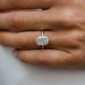 3 Ct Cushion Cut Moissanite Engagement Ring