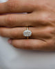 3 Ct Cushion Cut Moissanite Engagement Ring