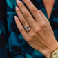 7.10 Ct Emerald Cut Moissanite Engagement Ring