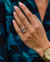7.10 Ct Emerald Cut Moissanite Engagement Ring