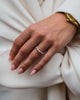 3 Ct Pear Cut Moissanite Wedding Band