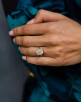 3.50 Ct Cushion Cut Moissanite Ring