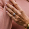3.50 Ct Round Cut Moissanite Engagement Ring