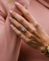 3.50 Ct Round Cut Moissanite Engagement Ring