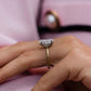 7 Ct Oval Cut Moissanite Engagement Ring