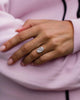 7 Ct Oval Cut Moissanite Engagement Ring