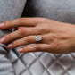 6.15 Ct Cushion Cut Moissanite Engagement Ring