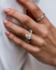 3.50 Ct Elongated Pear Cut Moissanite Ring