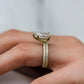 3.50 Ct Elongated Pear Cut Moissanite Ring