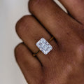 3.30 Ct Radiant Cut Moissanite Ring