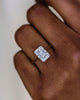 3.30 Ct Radiant Cut Moissanite Ring