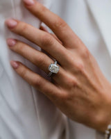5.35 Ct Cushion Cut Moissanite Ring