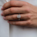 3.60 Ct Radiant Cut Moissanite Ring