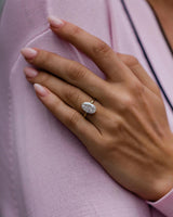 2.50 Ct Oval Cut Moissanite Ring