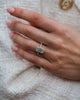 3.55 Ct Emerald Cut Moissanite Engagement Ring
