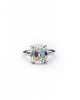 Old Mine 5.90 Ct Cushion Cut Moissanite Ring