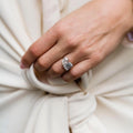 Toi Et Moi 5.40 Ct Pear & Emerald Cut Moissanite Ring