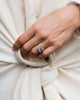 Toi Et Moi 5.40 Ct Pear & Emerald Cut Moissanite Ring
