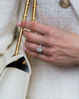 3 Ct Cushion Cut Moissanite Engagement Ring