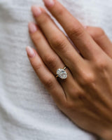 4.70 Ct Oval Cut Moissanite Engagement Ring