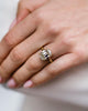 Old Mine 5.70 Ct Cushion Cut Moissanite Ring