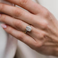 3 Ct Cushion Cut Moissanite Engagement Ring