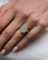 5.35 Ct Cushion Cut Moissanite Ring