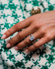 4.60 Ct Emerald Cut Moissanite Engagement Ring