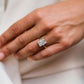 4.60 Ct Radiant Cut Moissanite Engagement Ring