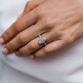 Oval Cut 3.85 Ct Moissanite Ring