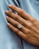 3.20 Ct Cushion Cut Moissanite Ring