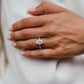 4.70 Ct Oval Cut Moissanite Engagement Ring