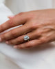 3.80 Ct Emerald Cut Moissanite Engagement Ring