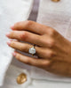 5 Ct Cushion Cut Moissanite Engagement Ring