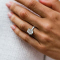 5 Ct Cushion Cut Moissanite Engagement Ring