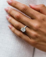 5 Ct Cushion Cut Moissanite Engagement Ring