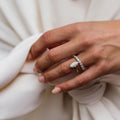 3 Ct Marquise Cut Moissanite Engagement Ring