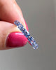 Sapphire 3x2 mm Emerald Cut Wedding Band