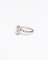 4 Ct Marquise Cut Moissanite Engagement Ring