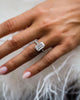 5 Ct Emerald Cut Moissanite Engagement Ring
