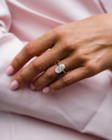 6 Ct Oval Cut Moissanite Engagement Ring