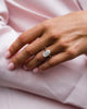 6 Ct Oval Cut Moissanite Engagement Ring
